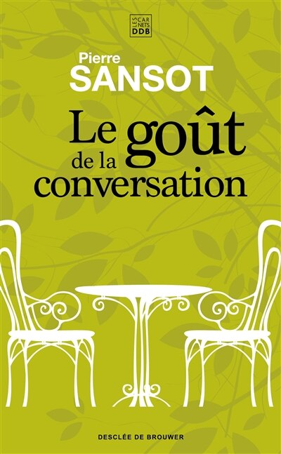 Front cover_Le goût de la conversation
