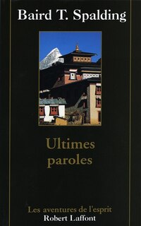 Front cover_Ultimes paroles