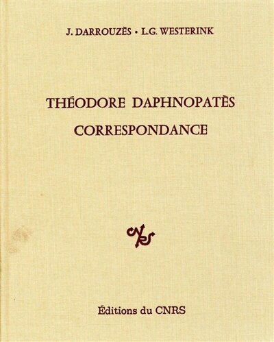 Couverture_Th&eacute;odore Daphnopat&egrave;s