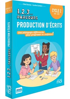 Couverture_1, 2, 3... parcours, production d'écrits CE1, CE2, cycle 2