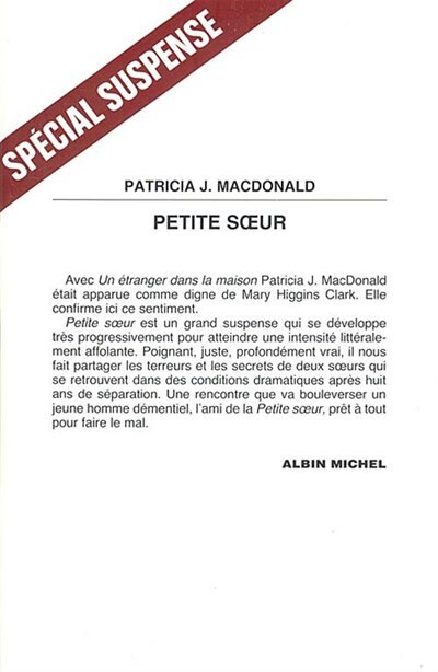 Front cover_Petite soeur