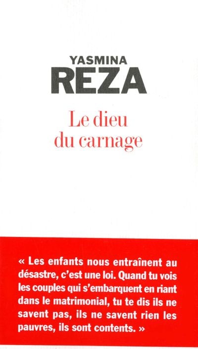 Front cover_Le dieu du carnage