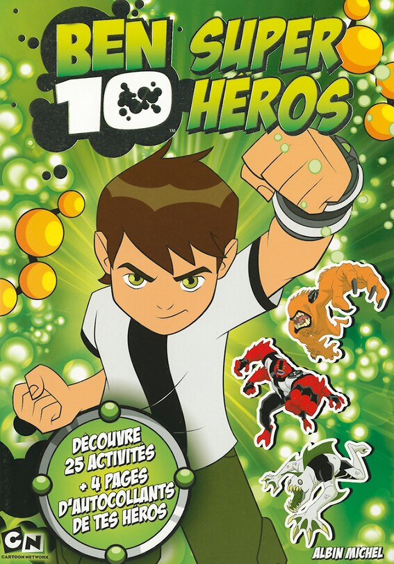 Couverture_Ben 10 Super Heros - Activites + Autocollants
