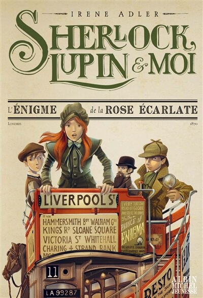 Front cover_L' énigme de la rose écarlate