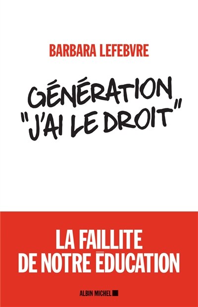Front cover_Génération «j'ai droit»