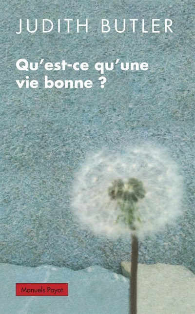 Front cover_Qu'est-ce qu'une vie bonne ?