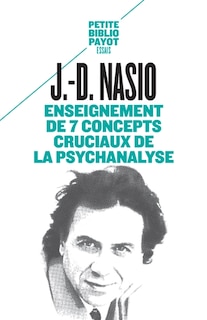 Couverture_Enseignement de 7 concepts cruciaux de la psychanalyse
