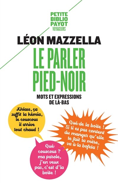 Front cover_Le parler pied-noir