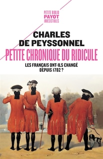Front cover_Petite chronique du ridicule