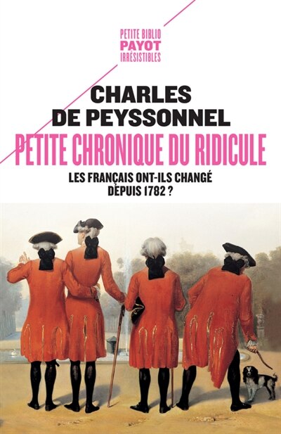 Front cover_Petite chronique du ridicule