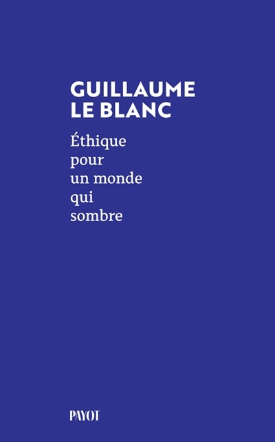 Couverture_Ethique pour un monde qui sombre