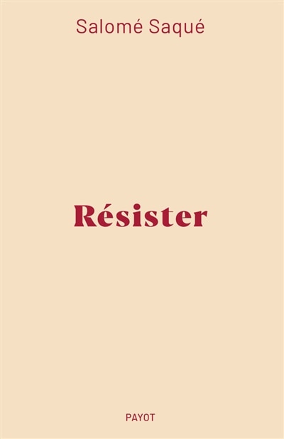 Front cover_Résister