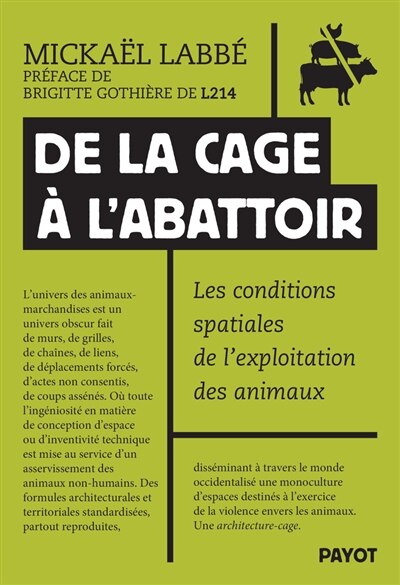 Couverture_De la cage &agrave; l'abattoir