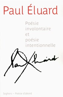 Front cover_POESIE INVOLONTAIRE ET POESIE INTENTIONNELLE - NE