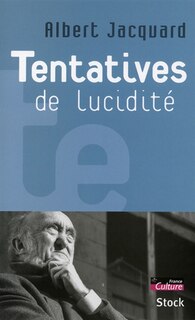 Front cover_Tentatives de lucidité