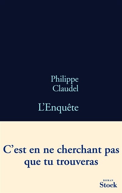 Front cover_L'enquête
