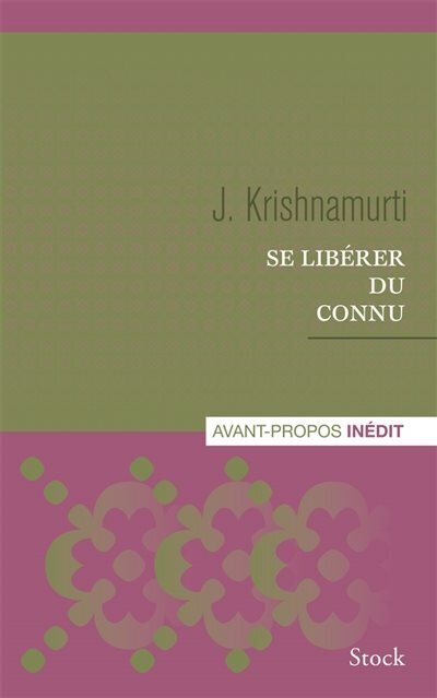 Front cover_Se libérer du connu