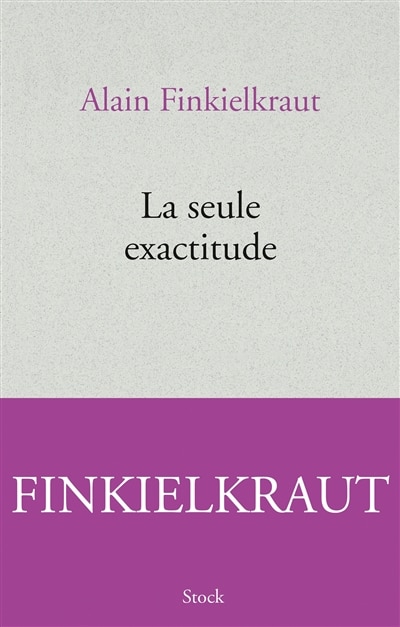 Couverture_La seule exactitude