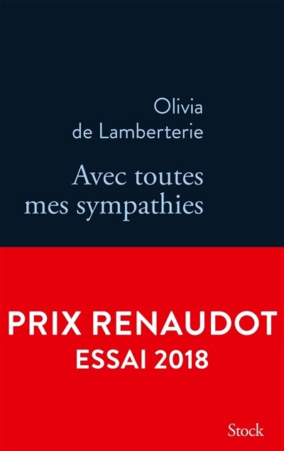 Couverture_AVEC TOUTES MES SYMPATHIES