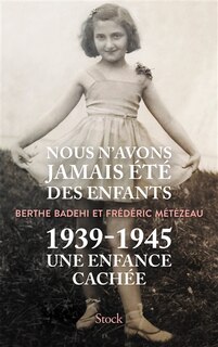 Front cover_Nous n'avons jamais été des enfants