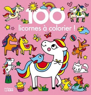 Couverture_100 licornes à colorier !