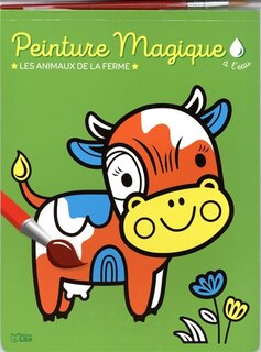 Front cover_Les animaux de la ferme : peinture magique à l'eau