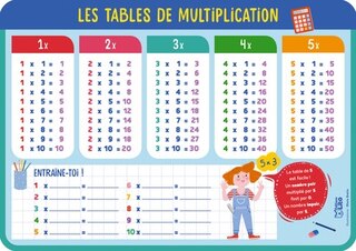 Front cover_Les tables de multiplication