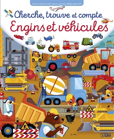 Front cover_Engins et véhicules : cherche, trouve et compte
