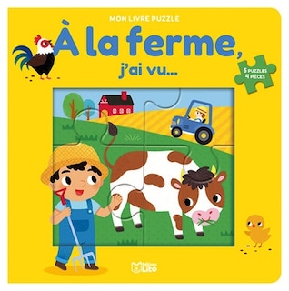 Couverture_A la ferme, j'ai vu...