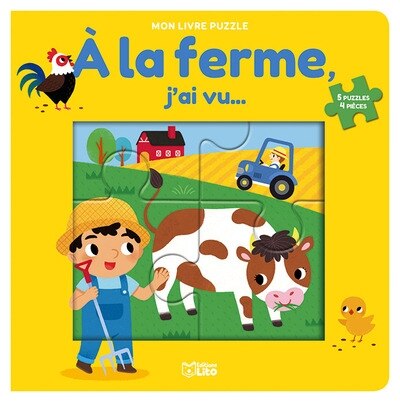 Couverture_A la ferme, j'ai vu...