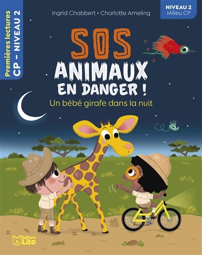 Front cover_Un bébé girafe dans la nuit