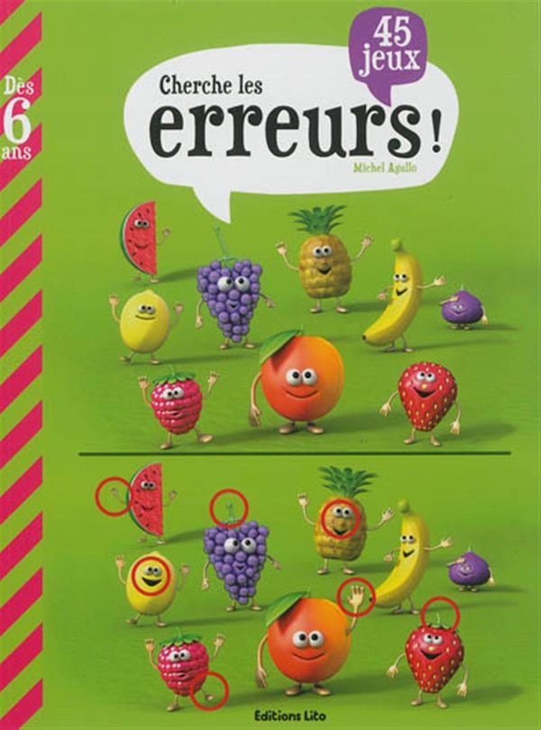 Front cover_Cherche les erreurs ! : 45 jeux