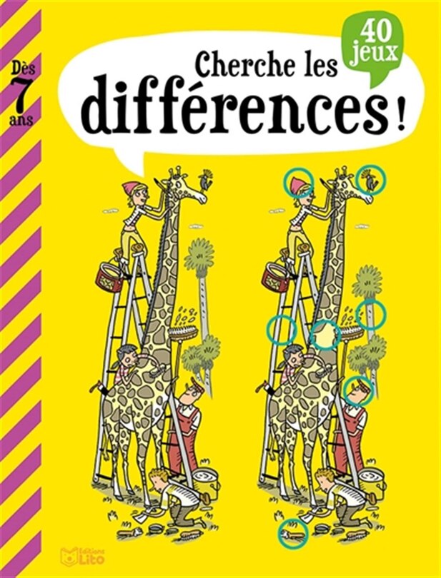 Front cover_Cherche les différences ! : 40 jeux