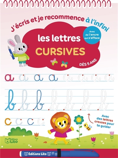 Front cover_Les lettres cursives