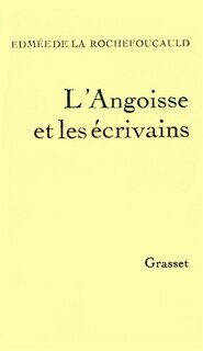 Front cover_L' Angoisse et les écrivains