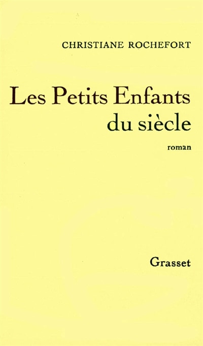 Front cover_Les Petits enfants du siècle