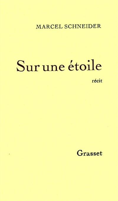 Front cover_Sur une étoile