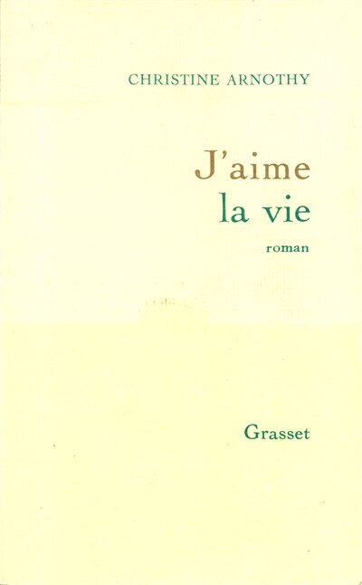 Front cover_J'aime la vie