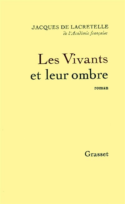 Front cover_Les Vivants et leur ombre