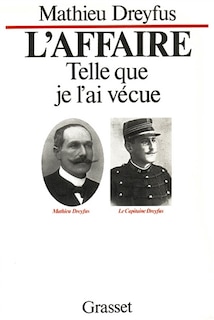 Front cover_L'Affaire telle que je l'ai v&eacute;cue