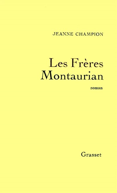 Front cover_Les Frères Montaurian