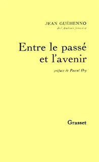 Front cover_Entre le passé et l'avenir