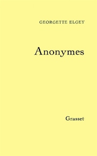 Front cover_Anonymes