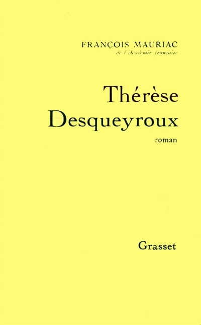 Front cover_THERESE DESQUEYROUX