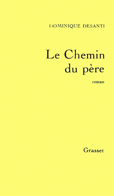 Front cover_Le Chemin du père