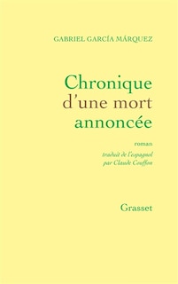 Front cover_Chronique d'une mort annoncée