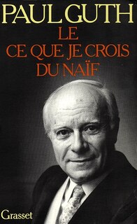 Front cover_Le Ce que je crois du naïf