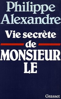 Front cover_La Vie secrète de Monsieur Le