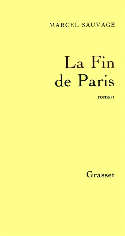 Front cover_La Fin de Paris