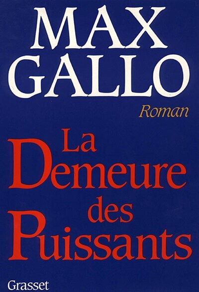 Front cover_La Demeure des puissants